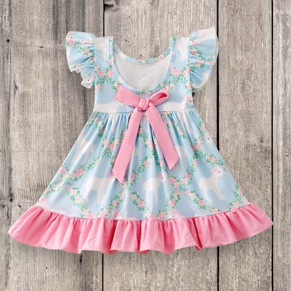 Girl Boutique Lamb Dress - Picture 2 of 2